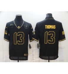 Nike New Orleans Saints 13 Michael Thomas Black Gold 2020 Salute To Service Limited Jersey Nike New Orleans Saints 13 Michael Thomas Black Gold 2020 Salute To Service Limited Jersey