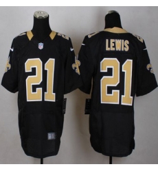 Nike New Orleans Saints #21 Keenan Lewis Black Team Color Mens Stitched NFL Elite Jersey Nike New Orleans Saints #21 Keenan Lewis Black Team Color Mens Stitched NFL Elite Jersey