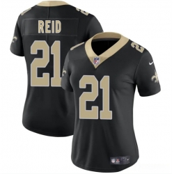 Women New Orleans Saints 21 Justin Reid Black 2025 Vapor Stitched Game Jersey