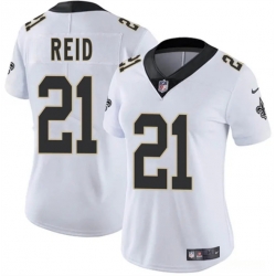 Women New Orleans Saints 21 Justin Reid White 2025 Vapor Stitched Game Jersey