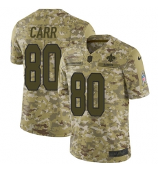 Limited Nike Camo Youth Austin Carr Jersey NFL 80 New Orleans Saints 2018 Salute to Service Limited Nike Camo Youth Austin Carr Jersey NFL 80 New Orleans Saints 2018 Salute to Service