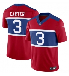 Men New York Giants 3 Abdul Carter Red 2026 Alternate Vapor F U S E Limited Stitched Football Jersey Men New York Giants 3 Abdul Carter Red 2026 Alternate Vapor F U S E Limited Stitched Football Jersey