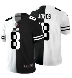 New York Giants 8 Daniel Jones Men Black V White Peace Split Nike Vapor Untouchable Limited NFL Jersey New York Giants 8 Daniel Jones Men Black V White Peace Split Nike Vapor Untouchable Limited NFL Jersey