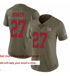 Giants 27 Deandre Baker Olive Women Stitched Football Limited 2017 Salute to Service Jersey Giants 27 Deandre Baker Olive Women Stitched Football Limited 2017 Salute to Service Jersey