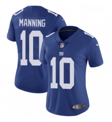 Womens Nike New York Giants 10 Eli Manning Royal Blue Team Color Vapor Untouchable Limited Player NFL Jersey Womens Nike New York Giants 10 Eli Manning Royal Blue Team Color Vapor Untouchable Limited Player NFL Jersey