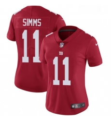 Womens Nike New York Giants 11 Phil Simms Red Alternate Vapor Untouchable Limited Player NFL Jersey Womens Nike New York Giants 11 Phil Simms Red Alternate Vapor Untouchable Limited Player NFL Jersey