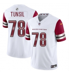 Men Washington Commanders 78 Laremy Tunsil White 2025 F U S E  Vapor Limited Stitched Football Jersey