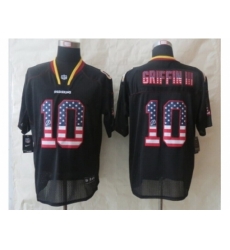 Nike Washington RedSkins 10 Robert Griffin III Black Elite USA Flag Fashion NFL Jersey Nike Washington RedSkins 10 Robert Griffin III Black Elite USA Flag Fashion NFL Jersey