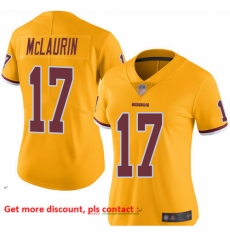 Redskins 17 Terry McLaurin Gold Women Stitched Football Limited Rush Jersey Redskins 17 Terry McLaurin Gold Women Stitched Football Limited Rush Jersey