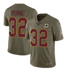 Youth Nike Redskins #32 Samaje Perine Olive Stitched NFL Limited 2017 Salute to Service Jersey Youth Nike Redskins #32 Samaje Perine Olive Stitched NFL Limited 2017 Salute to Service Jersey