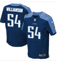 Nike Tennessee Titans #54 Avery Williamson Navy Blue Alternate Mens Stitched NFL Elite Jersey Nike Tennessee Titans #54 Avery Williamson Navy Blue Alternate Mens Stitched NFL Elite Jersey