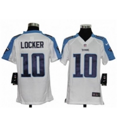 Nike Youth NFL Tennessee Titans #10 Jake Locker White Jerseys Nike Youth NFL Tennessee Titans #10 Jake Locker White Jerseys