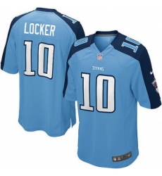 Youth Nike Tennessee Titans 10# Jake Locker Game Blue Jersey Youth Nike Tennessee Titans 10# Jake Locker Game Blue Jersey