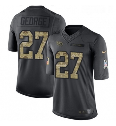 Youth Nike Tennessee Titans 27 Eddie George Limited Black 2016 Salute to Service NFL Jersey Youth Nike Tennessee Titans 27 Eddie George Limited Black 2016 Salute to Service NFL Jersey