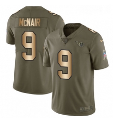 Youth Nike Tennessee Titans 9 Steve McNair Limited OliveGold 2017 Salute to Service NFL Jersey Youth Nike Tennessee Titans 9 Steve McNair Limited OliveGold 2017 Salute to Service NFL Jersey