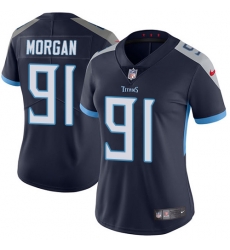 Nike Titans #91 Derrick Morgan Navy Blue Alternate Womens Stitched NFL Vapor Untouchable Limited Jersey Nike Titans #91 Derrick Morgan Navy Blue Alternate Womens Stitched NFL Vapor Untouchable Limited Jersey