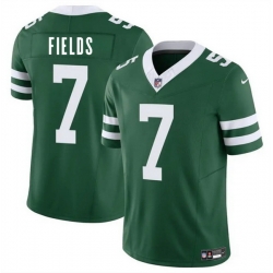Men New York Jets 7 Justin Fields Green 2025 F U S E  Vapor Untouchable Limited Stitched Jersey