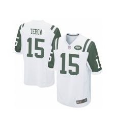 Nike New York Jets 15 Tim Tebow White Game NFL Jersey Nike New York Jets 15 Tim Tebow White Game NFL Jersey