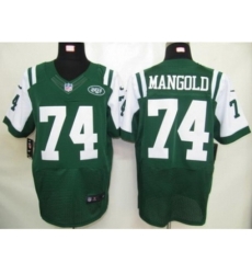 Nike New York Jets 74 Nick Mangold Green Elite NFL Jersey Nike New York Jets 74 Nick Mangold Green Elite NFL Jersey