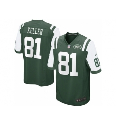 Nike New York Jets 81 Dustin Keller green Game NFL Jersey