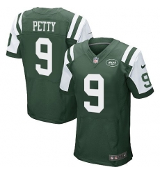 Nike New York Jets #9 Bryce Petty Green Team Color Men 27s Stitched NFL Elite Jersey Nike New York Jets #9 Bryce Petty Green Team Color Men 27s Stitched NFL Elite Jersey