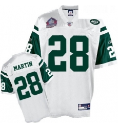 Reebok New York Jets 28 Curtis Martin White Hall of Fame 2012 Authentic Throwback NFL Jersey Reebok New York Jets 28 Curtis Martin White Hall of Fame 2012 Authentic Throwback NFL Jersey