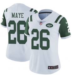 Nike Jets #26 Marcus Maye White Womens Stitched NFL Vapor Untouchable Limited Jersey Nike Jets #26 Marcus Maye White Womens Stitched NFL Vapor Untouchable Limited Jersey