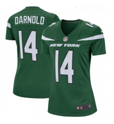 Womens New York Jets 14 Sam Darnold Nike Green Player Game Jersey Womens New York Jets 14 Sam Darnold Nike Green Player Game Jersey
