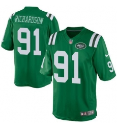 Nike Jets #91 Sheldon Richardson Green Youth Stitched NFL Elite Rush Jersey Nike Jets #91 Sheldon Richardson Green Youth Stitched NFL Elite Rush Jersey