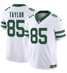 Youth New York Jets 85 Mason Taylor White 2025 Draft F U S E  Vapor Untouchable Limited Stitched Jersey