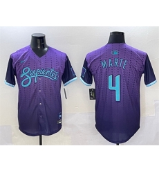 Men Arizona Diamondbacks 4 Ketel Marte Purple 2025 City Connect Limited Stitched Baseball Jersey