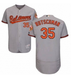 Men Baltimore Oriole #35 Adley Rutschman Gray Flex Base Stitched Baseball jersey Men Baltimore Oriole #35 Adley Rutschman Gray Flex Base Stitched Baseball jersey