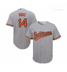 Mens Baltimore Orioles 14 Rio Ruiz Replica Grey Road Cool Base Baseball Jersey Mens Baltimore Orioles 14 Rio Ruiz Replica Grey Road Cool Base Baseball Jersey