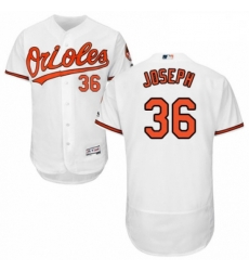 Mens Majestic Baltimore Orioles 36 Caleb Joseph White Home Flex Base Authentic Collection MLB Jersey Mens Majestic Baltimore Orioles 36 Caleb Joseph White Home Flex Base Authentic Collection MLB Jersey