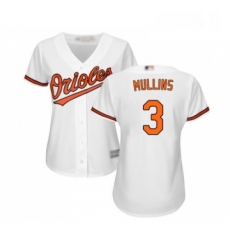 Womens Baltimore Orioles 3 Cedric Mullins Replica White Home Cool Base Baseball Jersey Womens Baltimore Orioles 3 Cedric Mullins Replica White Home Cool Base Baseball Jersey