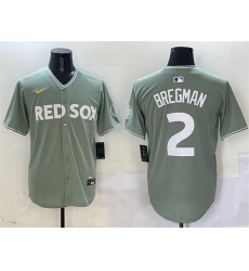 Men Boston Red Sox 2 Alex Bregman Green 2025 City Connect Limited Stitched Baseball Jersey