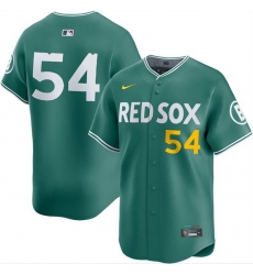 Men Boston Red Sox 54 Lucas Giolito Green 2025 City Connect Limited Stitched Baseball Jersey