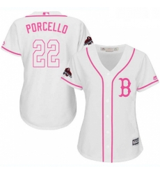 Womens Majestic Boston Red Sox 22 Rick Porcello Authentic White Fashion 2018 World Series Champions MLB Jersey Womens Majestic Boston Red Sox 22 Rick Porcello Authentic White Fashion 2018 World Series Champions MLB Jersey