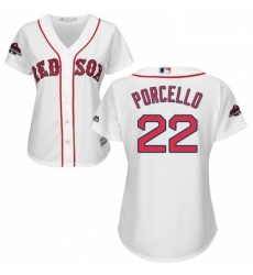 Womens Majestic Boston Red Sox 22 Rick Porcello Authentic White Home 2018 World Series Champions MLB Jersey Womens Majestic Boston Red Sox 22 Rick Porcello Authentic White Home 2018 World Series Champions MLB Jersey
