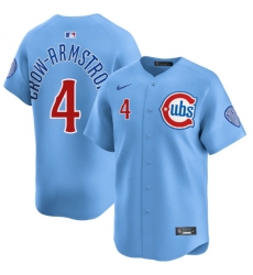 Men CHICAGO CUBS PETE CROW-ARMSTRONG BLUES LIMITED BABY BLUE JERSEY
