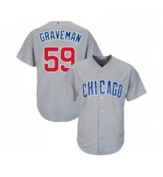 Youth Chicago Cubs 59 Kendall Graveman Authentic Grey Road Cool Base Baseball Jersey Youth Chicago Cubs 59 Kendall Graveman Authentic Grey Road Cool Base Baseball Jersey