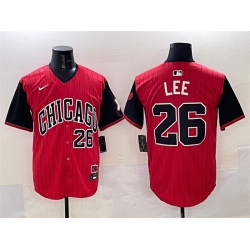 Men Chicago White Sox 26 Korey Lee Red Black 2025 City Connect Limited Stitched Baseball Jersey