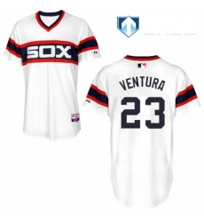 Mens Majestic Chicago White Sox 23 Robin Ventura White Alternate Flex Base Authentic Collection MLB Jersey Mens Majestic Chicago White Sox 23 Robin Ventura White Alternate Flex Base Authentic Collection MLB Jersey