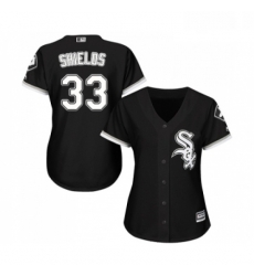 Womens Majestic Chicago White Sox 33 James Shields Replica Black Alternate Home Cool Base MLB Jerseys Womens Majestic Chicago White Sox 33 James Shields Replica Black Alternate Home Cool Base MLB Jerseys