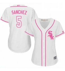 Womens Majestic Chicago White Sox 5 Yolmer Sanchez Replica White Fashion Cool Base MLB Jersey Womens Majestic Chicago White Sox 5 Yolmer Sanchez Replica White Fashion Cool Base MLB Jersey
