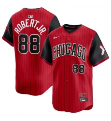 Youth Chicago White Sox 88 Luis Robert Jr Red Black 2025 City Connect Limited Stitched Baseball Jersey Youth Chicago White Sox 88 Luis Robert Jr Red Black 2025 City Connect Limited Stitched Baseball Jersey