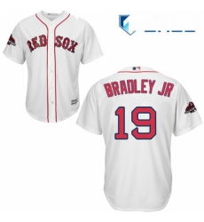 Youth Majestic Boston Red Sox 19 Jackie Bradley Jr Authentic White Home Cool Base 2018 World Series Champions MLB Jersey Youth Majestic Boston Red Sox 19 Jackie Bradley Jr Authentic White Home Cool Base 2018 World Series Champions MLB Jersey