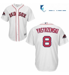 Youth Majestic Boston Red Sox 8 Carl Yastrzemski Authentic White Home Cool Base 2018 World Series Champions MLB Jersey Youth Majestic Boston Red Sox 8 Carl Yastrzemski Authentic White Home Cool Base 2018 World Series Champions MLB Jersey