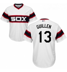 Youth Majestic Chicago White Sox 13 Ozzie Guillen Replica White 2013 Alternate Home Cool Base MLB Jersey Youth Majestic Chicago White Sox 13 Ozzie Guillen Replica White 2013 Alternate Home Cool Base MLB Jersey