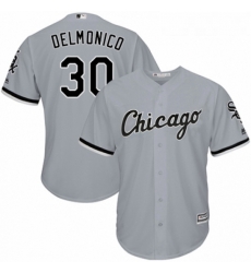 Youth Majestic Chicago White Sox 30 Nicky Delmonico Replica Grey Road Cool Base MLB Jersey Youth Majestic Chicago White Sox 30 Nicky Delmonico Replica Grey Road Cool Base MLB Jersey